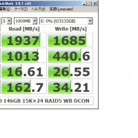 D2700 9285-8e 146GB 15Krpm 24台 RAID5 WB WDC ON